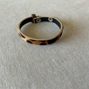 Leopard Faux Fur Bracelet